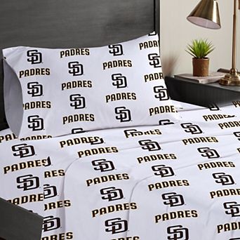 Pegasus San Diego Padres Three-Piece Twin Sheet Set