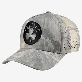 Men's Mitchell & Ness Camo Boston Celtics Perfect Pro Adjustable Hat
