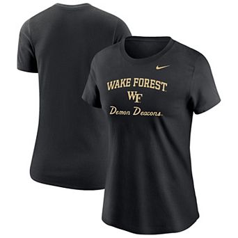 Women's Nike Black Wake Forest Demon Deacons Primary T-Shirt