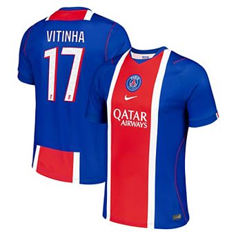 Men's Nike Vitinha Blue Paris Saint-Germain 2026/27 Home Stadium Replica Jersey