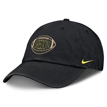 Unisex Nike Black Oregon Ducks Campus Prep Football Club Adjustable Hat