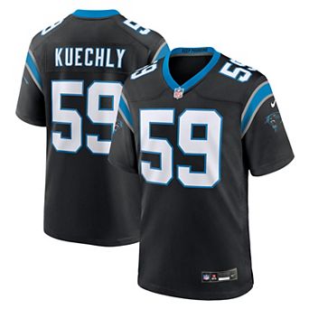 Men's Nike Luke Kuechly Black Carolina Panthers Team Game Jersey