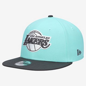 Youth New Era Turquoise/Charcoal Los Angeles Lakers 9FIFTY Snapback Hat