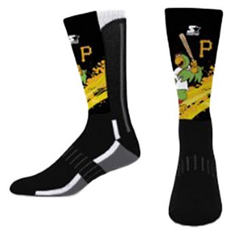 Youth Starter Black Pittsburgh Pirates Phenom Mascot Crew Socks