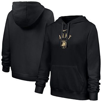 Women's Nike Black Army Black Knights Club Fleece Hoodie