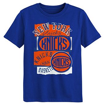 Preschool Outerstuff Blue New York Knicks In The Paint T-Shirt