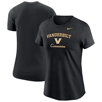 Women's Nike Black Vanderbilt Commodores Primary T-Shirt