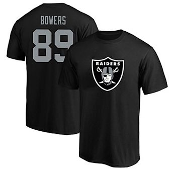 Men's Fanatics Brock Bowers Black Las Vegas Raiders Big & Tall Player Name & Number T-Shirt