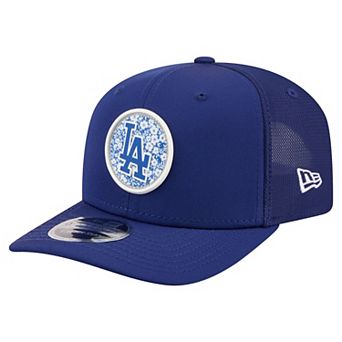 Men's New Era Royal Los Angeles Dodgers Floral Patch 9SEVENTY Adjustable Hat