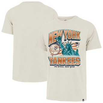 Men's '47 Cream New York Yankees Regional Franklin T-Shirt