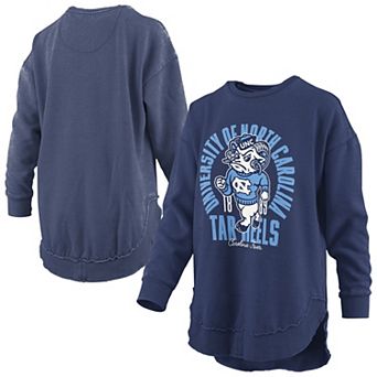 Women's Pressbox Navy North Carolina Tar Heels Blitz Long Sleeve T-Shirt