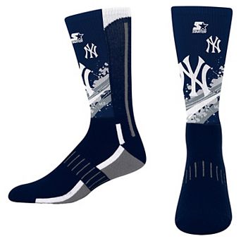 Youth Starter Navy New York Yankees Phenom Mascot Color Splash Crew Socks