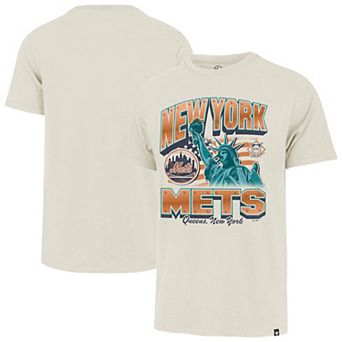 Men's '47 Cream New York Mets Regional Franklin T-Shirt