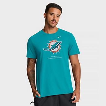 Men's Nike Aqua Miami Dolphins Essential T-Shirt