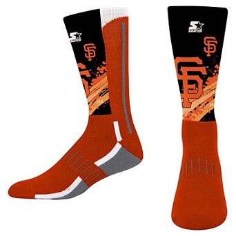 Youth Starter Orange San Francisco Giants Phenom Mascot Color Splash Crew Socks