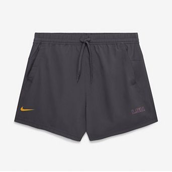 Men's Nike Anthracite LSU Tigers Primary Logo Form Shorts