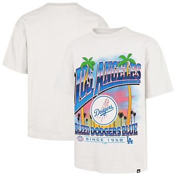 Men's '47 White Los Angeles Dodgers Regional Upland Foundation T-Shirt