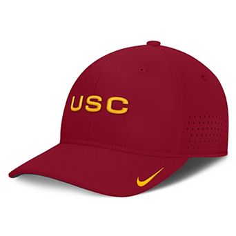 Men's Nike Crimson USC Trojans Gameday Aerobill Swooshflex Dri-FIT Hat