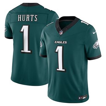 Men's Nike Jalen Hurts Midnight Green Philadelphia Eagles Team Vapor F.U.S.E. Stitched Limited Jersey
