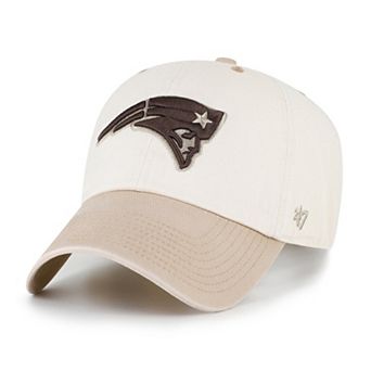 Men's '47 Natural/Tan New England Patriots Neutral Terrain Clean Up Adjustable Hat