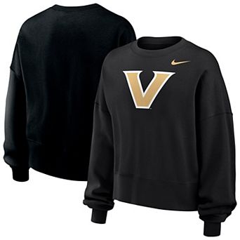 Women's Nike Black Vanderbilt Commodores Phoenix Fleece Pullover Sweatshirt
