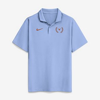 Men's Nike Light Blue Texas Longhorns Heathered Victory Plus Dri-FIT Polo
