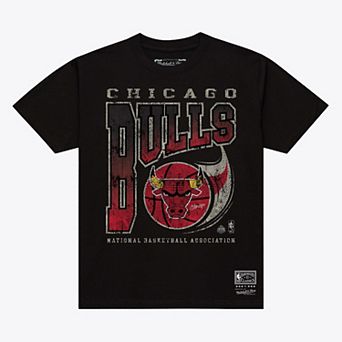 Men's Mitchell & Ness Black Chicago Bulls Ball Out T-Shirt