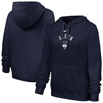 Women's Nike Navy UConn Huskies Club Fleece Hoodie