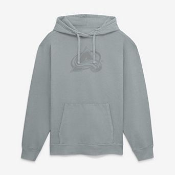 Men's Fanatics Gray Colorado Avalanche Washed Fleece Hoodie