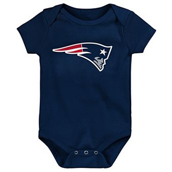 Newborn Outerstuff Navy New England Patriots Primary Logo Bodysuit