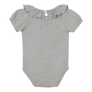 Infant Outerstuff Navy/Gray Notre Dame Fighting Irish Two-Pack Playtime Ruffle Bodysuit Set