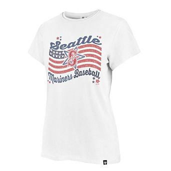 Women's '47 White Seattle Mariners Americana Regional Frankie T-Shirt