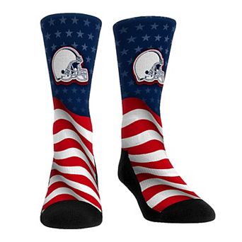 Unisex Rock Em Socks Cleveland Browns Patriotic Flag Crew Socks