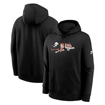 Men's Nike Black Cincinnati Bengals Club Fleece Pullover Hoodie