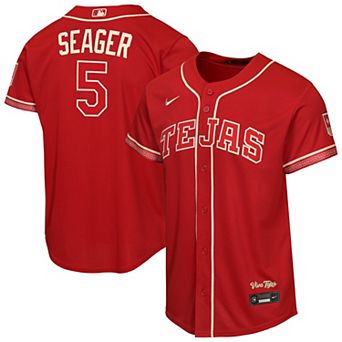 Youth Nike Corey Seager Red Texas Rangers 2026 City Connect Stadium Jersey