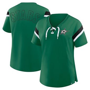 Women's Fanatics Kelly Green Dallas Stars Offside Athena T-Shirt