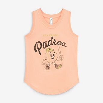 Youth Soft as a Grape Orange San Diego Padres Game Day Tank Top