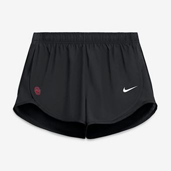 Women's Nike Black Oklahoma Sooners Tempo Mid-Rise Dri-FIT Shorts