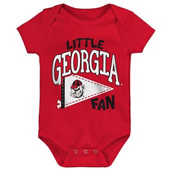 Newborn Outerstuff Red Georgia Bulldogs Little Banner Bodysuit