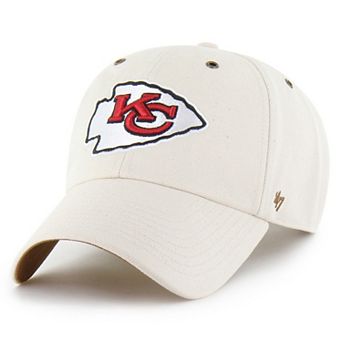 Men's Carhartt x '47 Natural Kansas City Chiefs Undyed Clean Up Adjustable Hat