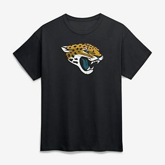 Men's Logo Athletic Black Jacksonville Jaguars Primary Logo T-Shirt