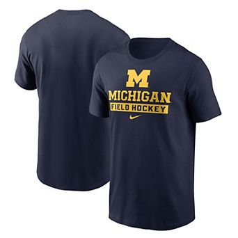 Men's Nike Navy Michigan Wolverines Field Hockey T-Shirt