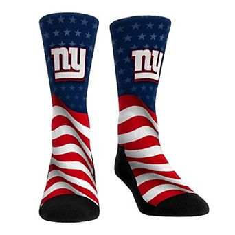 Unisex Rock Em Socks New York Giants Patriotic Flag Crew Socks