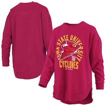 Women's Pressbox Cardinal Iowa State Cyclones Blitz Long Sleeve T-Shirt