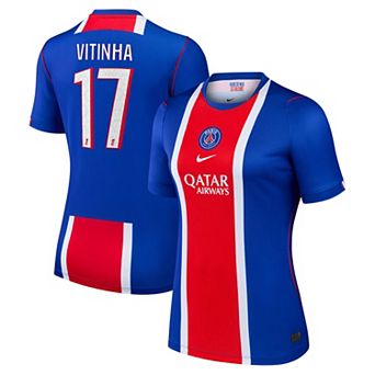 Women's Nike Vitinha Blue Paris Saint-Germain 2026/27 Home Stadium Replica Jersey