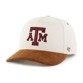 Men's Carhartt x '47 Natural/Brown Texas A&M Aggies Undyed Relaxed Hitch Adjustable Hat