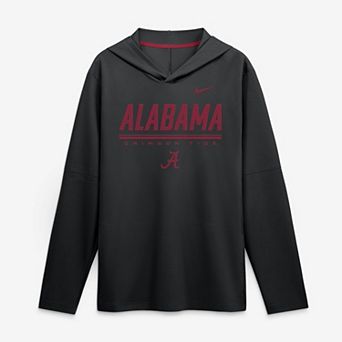 Men's Nike Black Alabama Crimson Tide 2026 Sideline Hooded Top