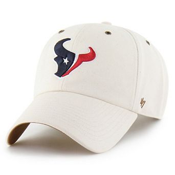 Men's Carhartt x '47 Natural Houston Texans Undyed Clean Up Adjustable Hat
