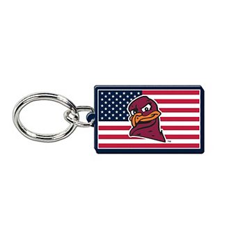 WinCraft Virginia Tech Hokies Stars & Stripes Acrylic Key Ring