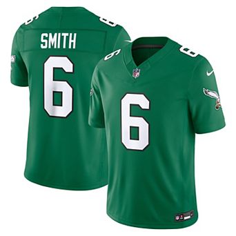 Men's Nike DeVonta Smith Kelly Green Philadelphia Eagles Alternate Vapor F.U.S.E. Stitched Limited Jersey